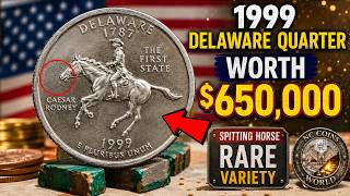 1999 Delaware Quarter Check the Horse s Mouth Before You Spend It