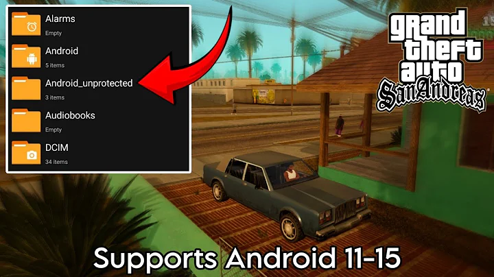 How to Access the Data and OBB Folder for GTA San Andreas using Zarchiver (Android 11-15)