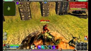 A little gameplay in Savage 2 with a Hunter