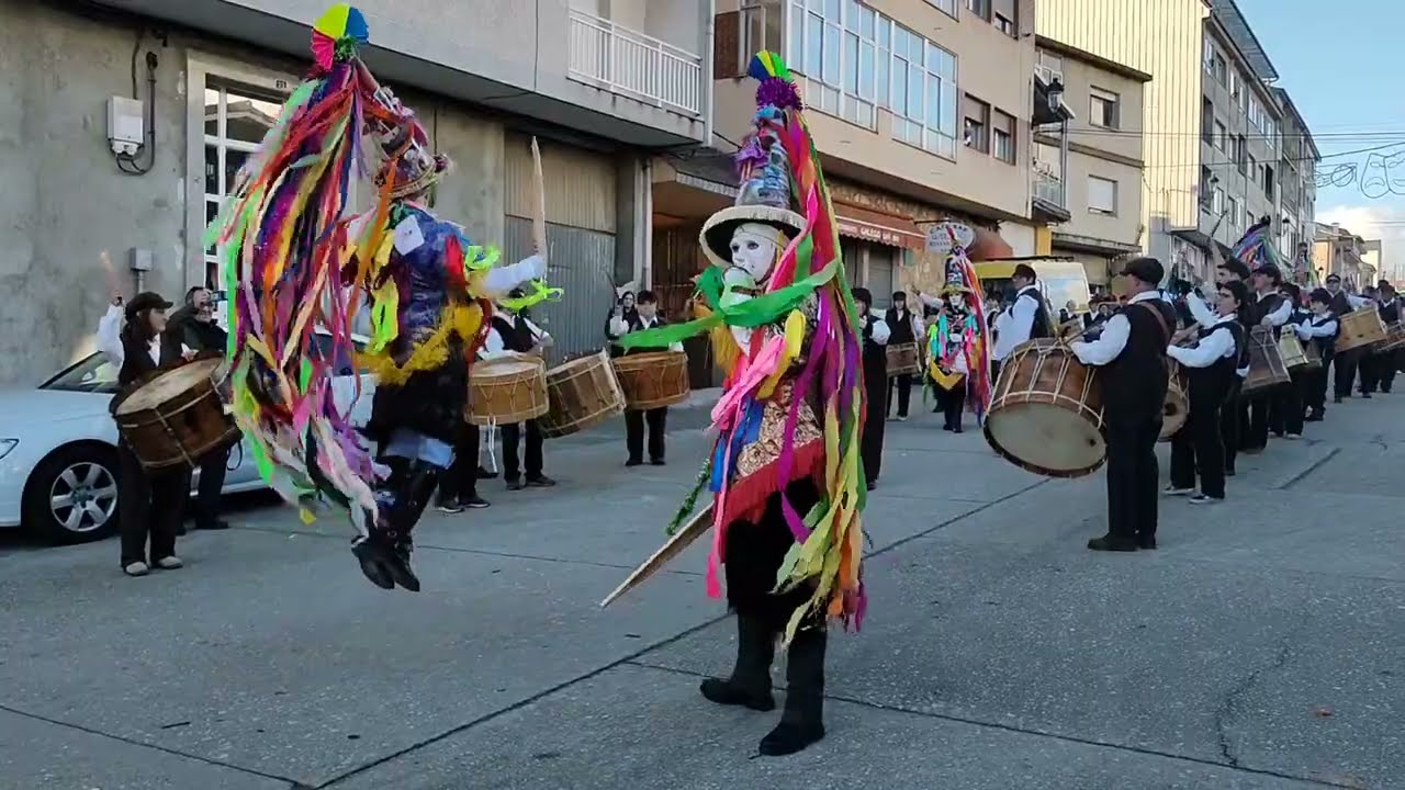 Fulión e Mázcaras de Buxán (O Bolo) na Mascarada Ibérica 2023