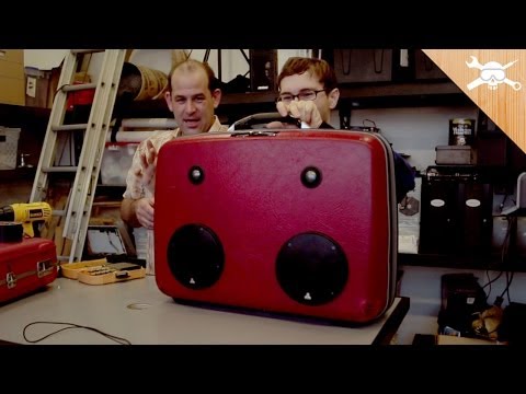 Build a Custom Suitcase Boom Box! @diytryin