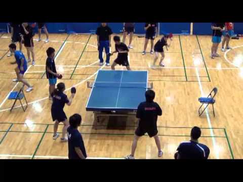 2012⑩試合当日練習　関東学生卓球選手権大会