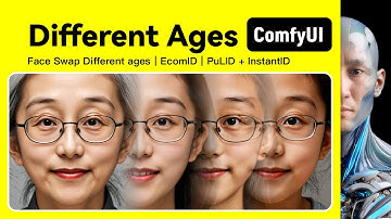 Face Swap Different ages｜EcomID｜PuLID + InstantID｜ComfyUI｜Workflow
