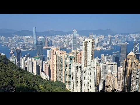 15 MINUTES EXPLORING AT PEAK TRAM PLACE AT HONGKONG 🥰 ☺️ #VIRAL #TRAVELVLOG #views #amazing