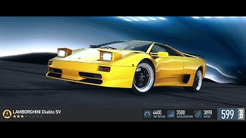 Need for Speed No Limits - New Car Complete - Lamborghini Diablo SV