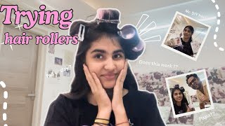 Trying hair rollers 😂 | Mr. DIY haul ✨| very chaotic vlog 💅