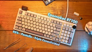 Un Teclado Mecánico RETRO  con PANTALLA  | Epomaker RT100