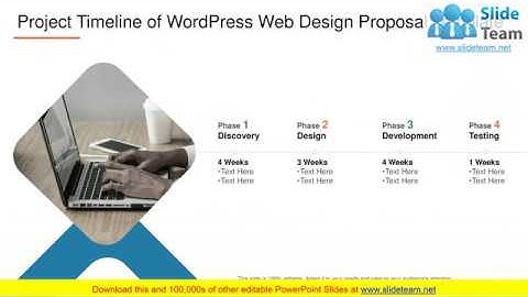 WordPress Web Design Proposal Template PowerPoint Presentation Slides