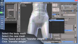 Blender 2.73 Transfer Weight