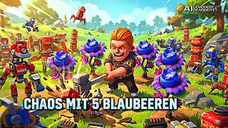5 Blueberries trigger the biggest bot invasion🚨 | Scrap Mechanic 1.0 Drilling Thunder