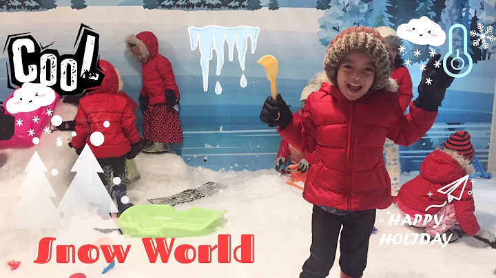 Zara bermain Salju di Snow World Rita Supermall Pu...