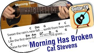 211 Morning Has Broken Cat Stevens Cover Lyrics Chords Tutorial Gitarre lernen
