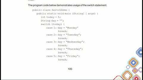 Switch statement and while loop