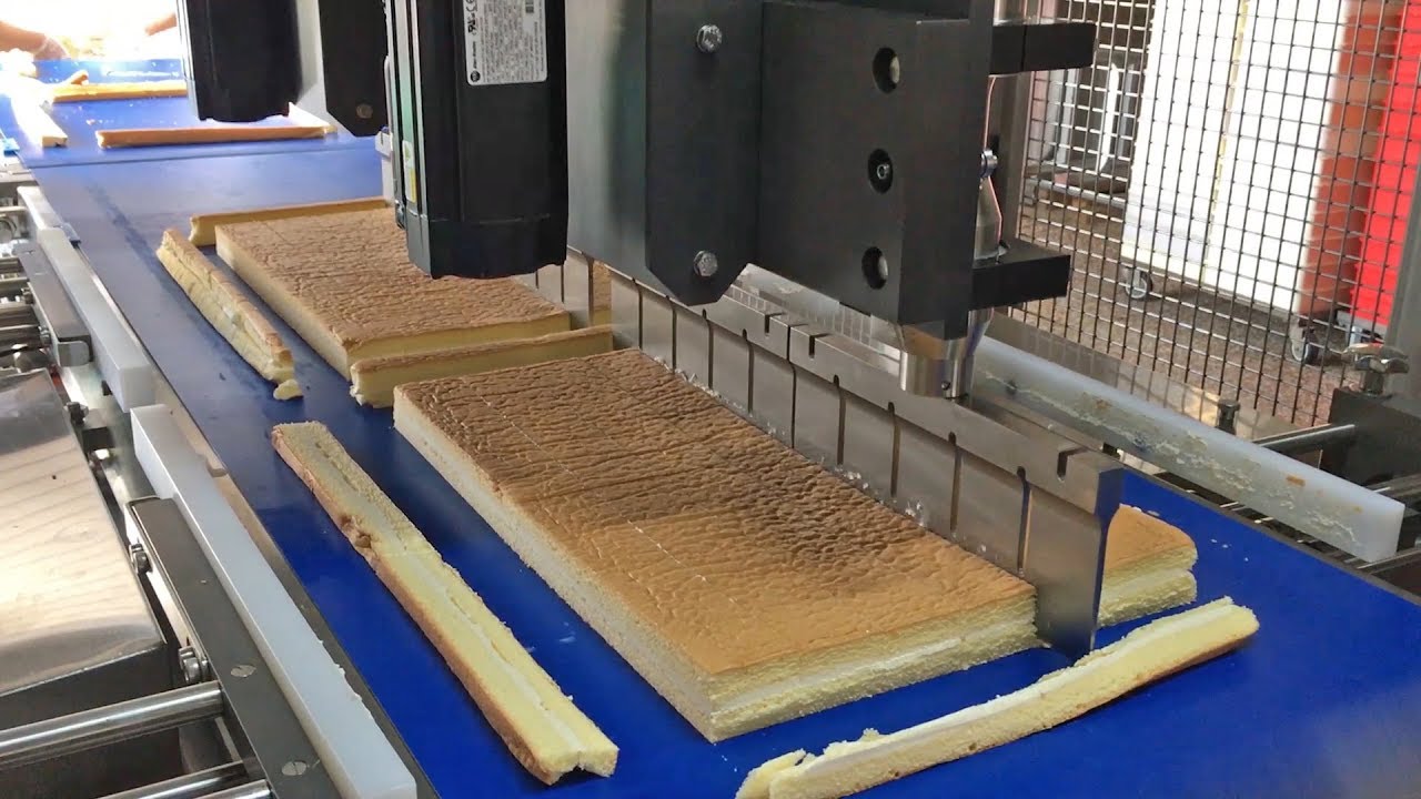 Sheet Cake Cutting Machine Sheet Product Slicing Equipment