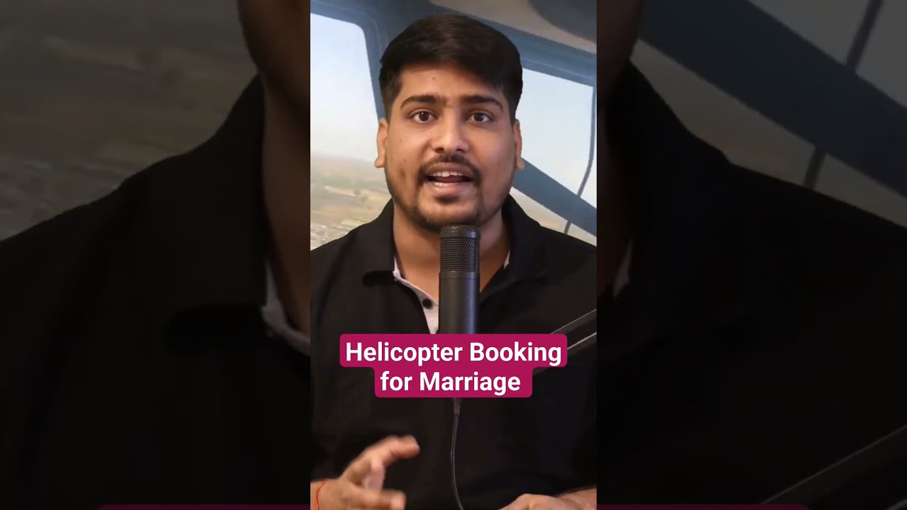 Helicopter Booking for marriage??