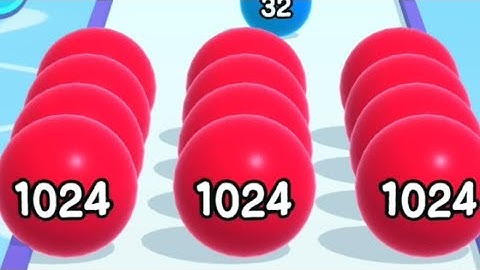 Ball Run 2048 - All Levels Gameplay Android,iOS Level 261-270