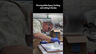 🇺🇸✨ Creating a stunning wavy American flag serving tray with an epoxy inlay! Part 1