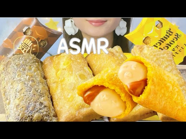 【咀嚼音】マクドナルド/バタースコッチパイとチョコパイ【ASMR/EATING SOUNDS/Mukbang/モッパン/먹방】