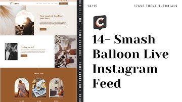 14-17 Ave - Smash Balloon Plugin 2025 - Add a Live Instagram Feed to Your Wordpress Website Tutorial