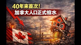 【加拿大房产市场聚焦】40年来首次！加拿大人口正式缩水，房市“永远涨”的神话彻底崩塌！