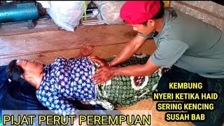 Pijat Perempuan Nyer1 Pada Pencern4an|| Begini Cara Pijat Perut Kaku Langsung Enak.