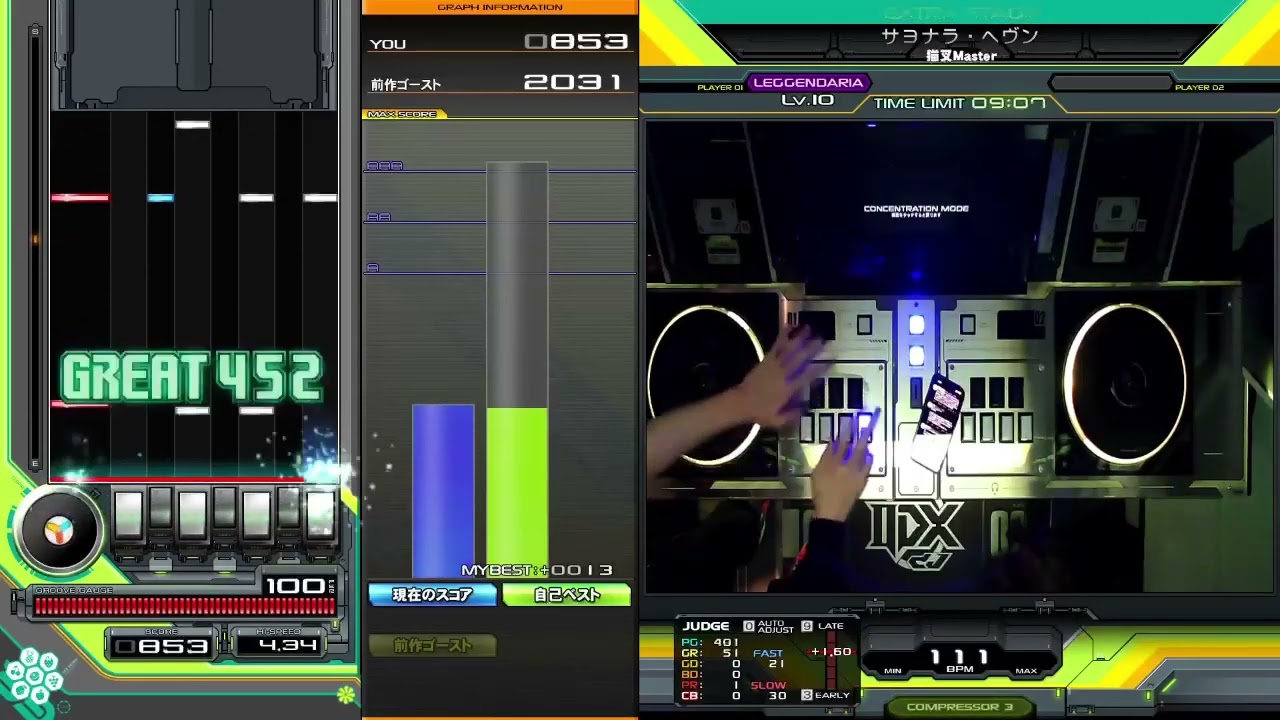 beatmaniaIIDX33 Sparkle Shower  サヨナラ・ヘヴン(SPL) Fullcombo