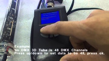 Colordreamer DMX Address Writer Operation Video