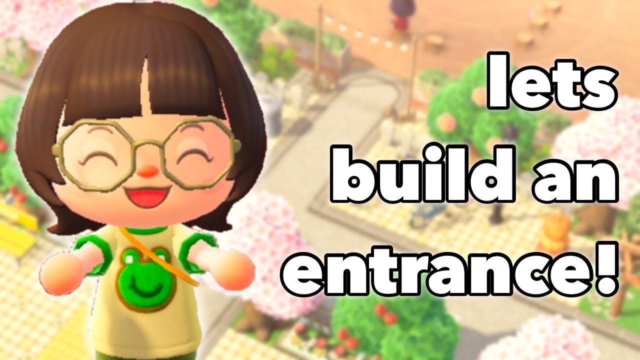 I built the *CUTEST* entrance in ACNH!