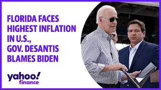 Florida faces highest inflation in U.S., DeSantis blames Biden administration