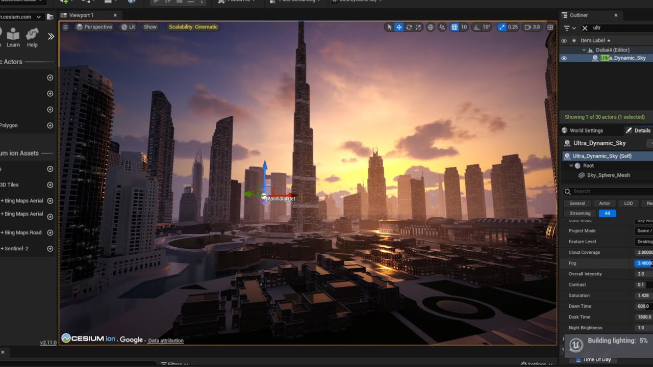 Dubai 3D Model 2025 Fab Store 