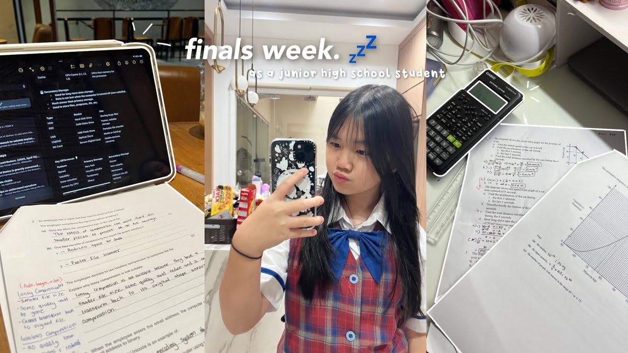 FINALS WEEK 💤: studying, exams, going out with friends, sleep deprived, etc. | VLOG