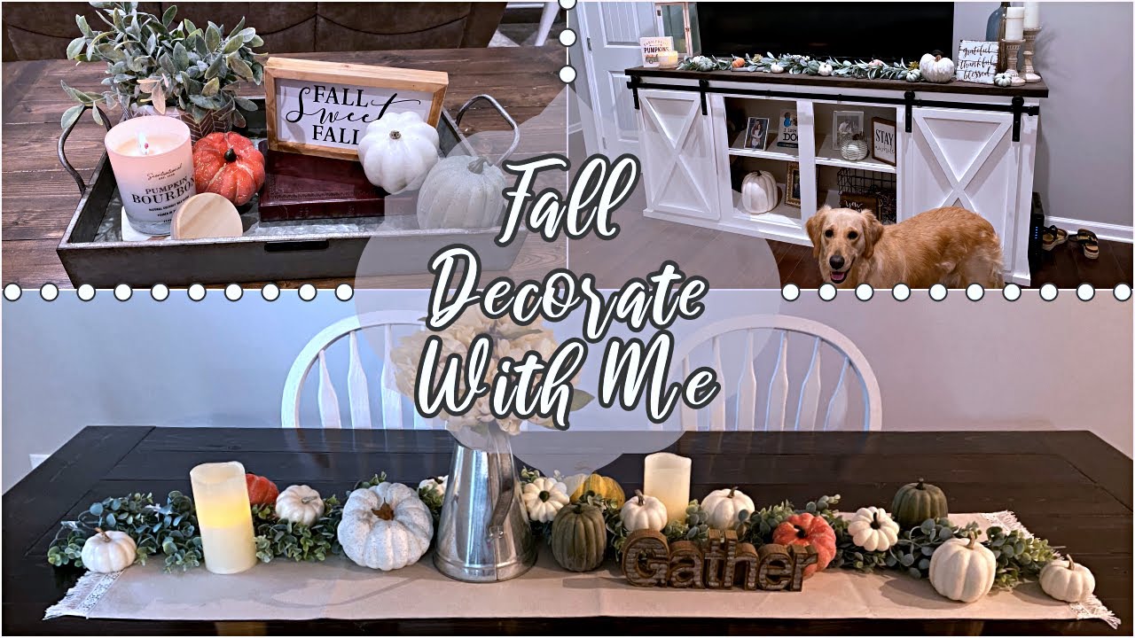 2020 FALL DECORATE WITH ME! SIMPLE & NEUTRAL FALL HOME DECOR | SAGE & BEIGE | Destiny Phillips