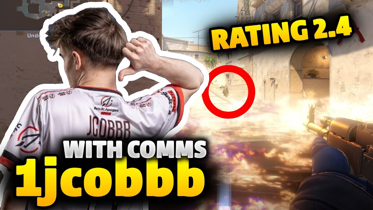 jcobbb 24 kills with 2.4 Rating FACEIT with Voice Comms CS2 - YouTube
