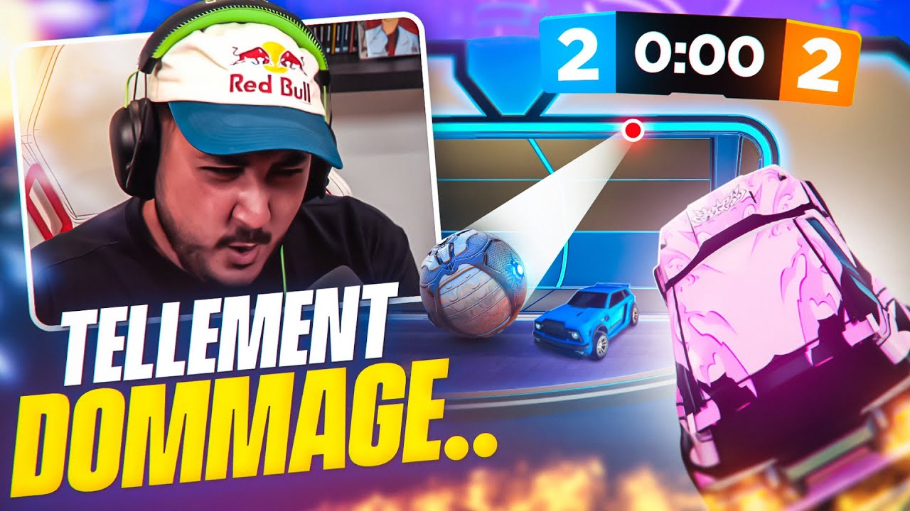 JE TAPE LE POTEAU À LA FIN 😭 (Rocket League ft. Kameto)