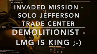 BETA DIVISION 2 VIDEO first run #SOLO  JEFFERSON TRADE CENTER HARD  #TheDivision2 #Gameplay