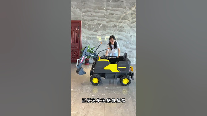 Super large children's excavator, big toy, Volvo genuine authorized, remote control, self-drivin