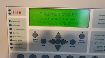 Kentec sounder disable, fault disable