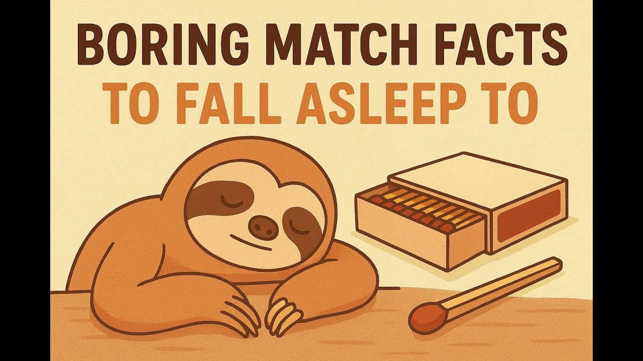 Tiny Sticks That Started Fire: The Surprisingly Calm History of Matches - Boring Facts to sleep to