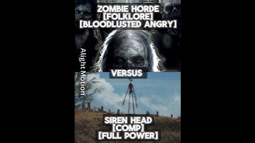 Zombies #vs sirenhead #music #remix #zombie#trevorhenderson #thewalkingdead #vsedit#horror