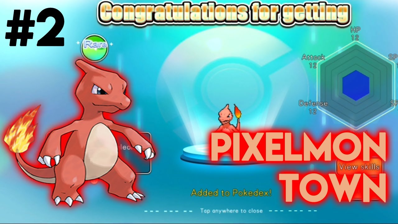 Evolusi Charmander Menjadi Charmeleon Pixelmon Town (Monster Carnival