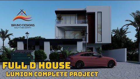 Duplex House | complete step by step project |Lumion and Archicad Tutorial 