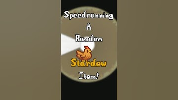Speedrunnen met een willekeurig Stardew Valley-item, deel 49! #shorts