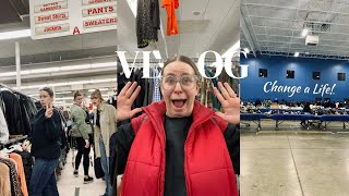 WEEKEND VLOG | ft. lots of thrifting | Goodwill bins | THRIFT HAUL | we found a $2,000 Goyard for...