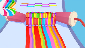 Pencil rush 3D - All Levels IOS Android Walkthrough Part 1