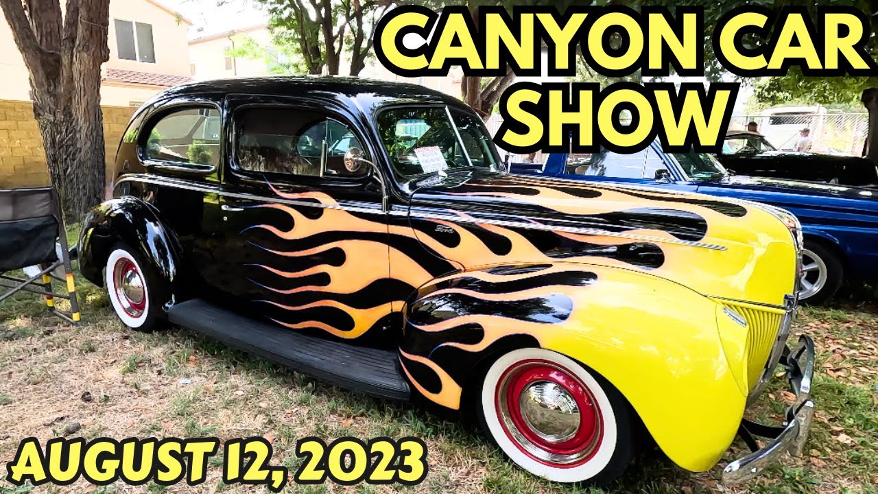Canyon Car Show at the Chevy Chase Country Club August 12, 2023 YouTube