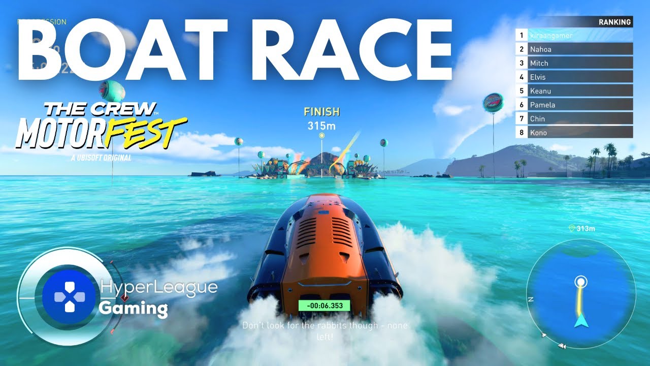 The Crew Motorfest Boat Race Gameplay PS5 60fps