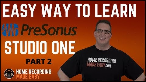 Presonus Studio One 4.5 | Beginners Guide PT 2 Creating a Song File