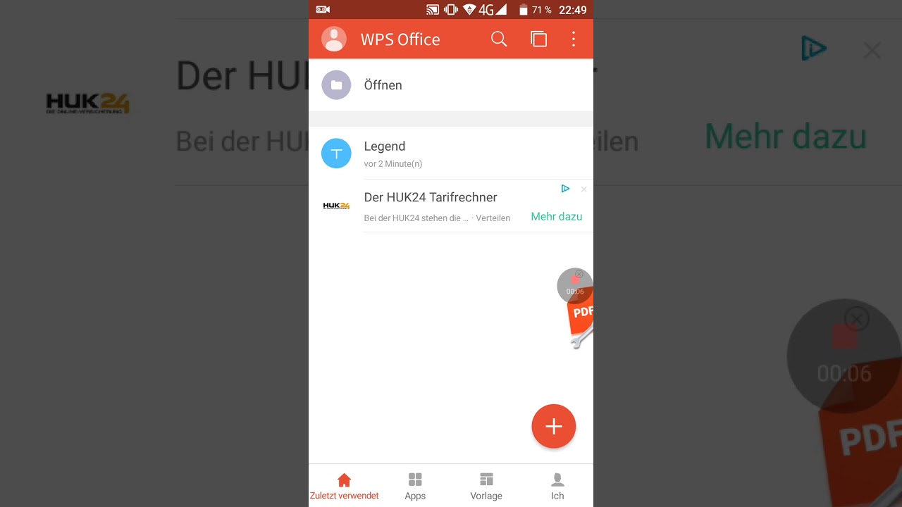 WPS Office Android App MS Office für dein Smartphone