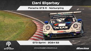 iRacing - 24S2 - Porsche GT3 R - GT3 Sprint - Nürburgring - Dani