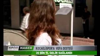 Kocaeli̇ Tv - Kocaeli̇spora Vefa Desteği̇